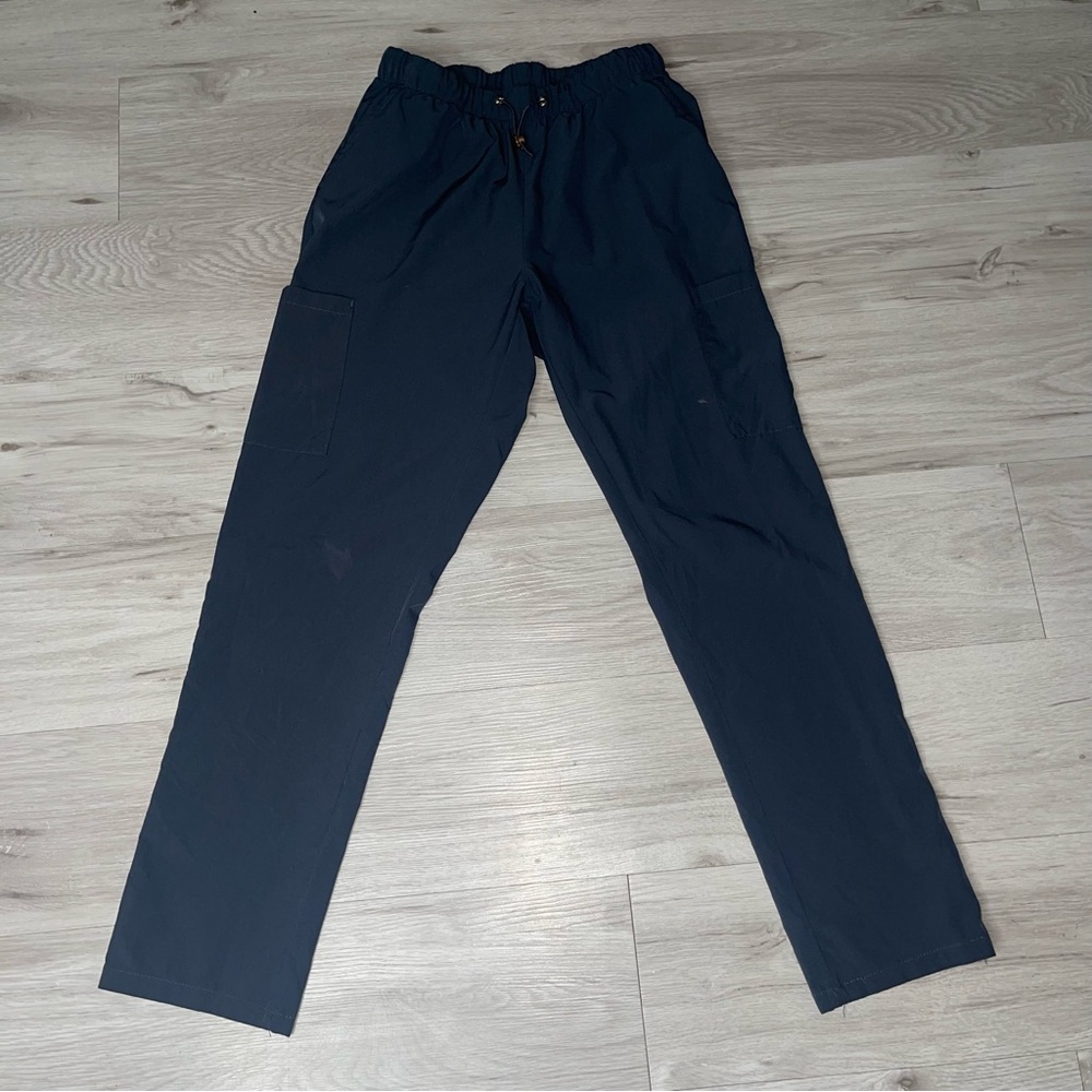 Women’s Scrub Pants Joggers L Nurse Doctor Medical Vet Tech Work Utility